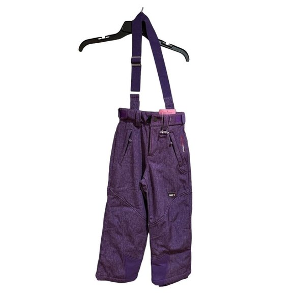 Weatherproof 32 degrees Purple Ski Pants Kids Size XS 5 6 Girls Snow Winter - Picture 1 of 3